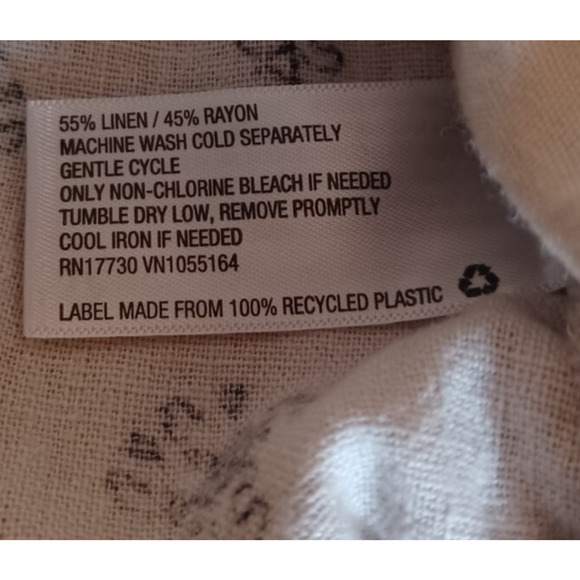 A New Day Linen Blend Shorts Women's Small Elastic Waist Drawstring Tan Color - Picture 6 of 6